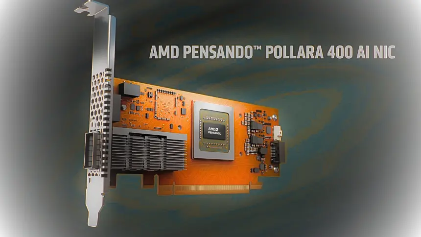 AMD Pensando Pollara 400 AI NIC ile yapay zekâ hızını uçuruyor!