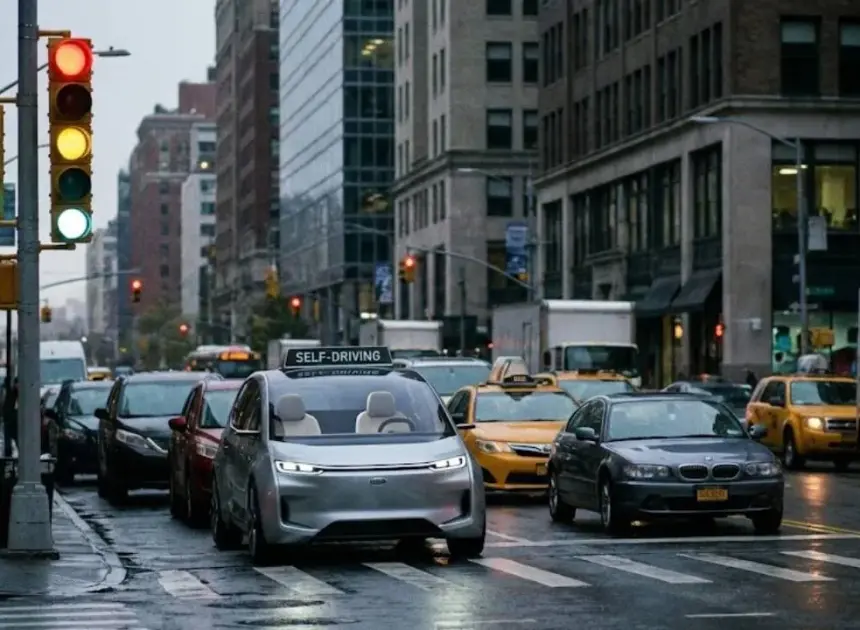 Trafik ışıklarına beyaz renk geliyor