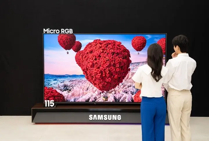 Samsung’dan dünyada bir ilk: 115 İnç Micro RGB TV tanıtıldı